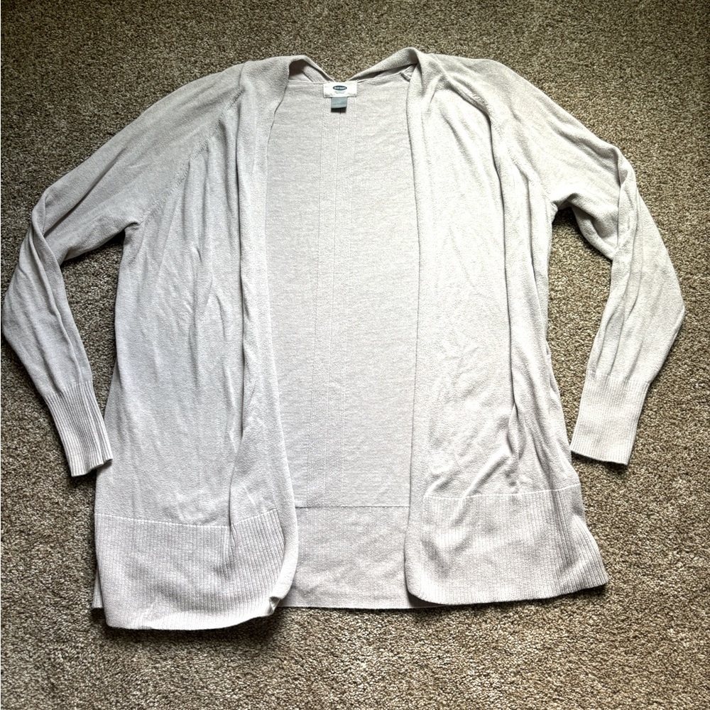 Cream colored cardigan